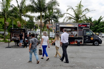 Poliesportivo ter Food Trucks, em So Bernardo Evento gastronmico reunir cerca de 20 tendas e veculos adaptados. Foto: Divulgao / Gabriel Inamine