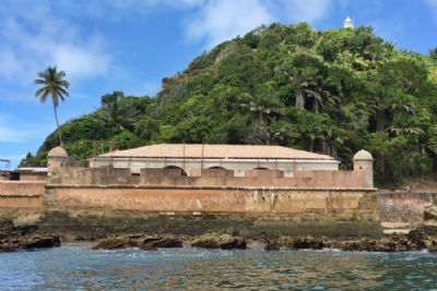 Obras de recuperao da Fortaleza de Morro de So Paulo entram em fase final Crdito: Tatiana Azeviche/ Governo Bahia