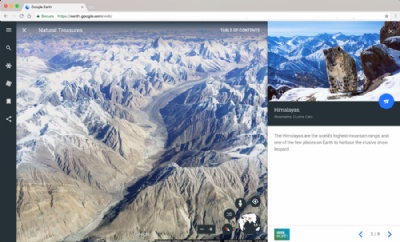  Google Earth lana nova verso com ''viagens guiadas'' pelo mundo Novo Google Earth permite fazer 'viagens guiadas' (Foto: Divulgao) 