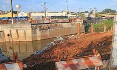 Ponte ser reconstruda em seis meses, estima Semasa Foto: Celso Luiz/DGABC