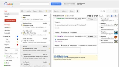 Hackers usam e-mails falsos para acessar dados de usurios do Google O Gmail, correio de e-mail do Google. (Foto: Divulgao) 