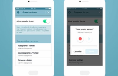  Waze vai permitir que usurio grave instrues de trnsito com sua prpria voz Waze libera recurso para usurio gravar instrues de trnsito com sua prpria voz. (Foto: Divulgao/Waze) 