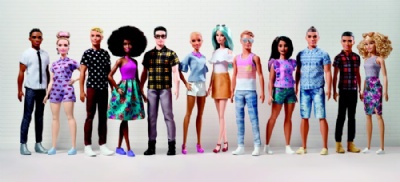 Depois de Barbie, Ken tambm ganha novas formas de corpo e estilo Ken passa a ter 3 diferentes tipos de corpo e diferentes estilos (Foto: Divulgao) 