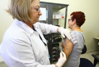 Mau vacina 90 mil contra a gripe Nesta semana pessoas com idade entre 55 e 59 anos foram includos na listagem para receber dose em Mau. Foto: Roberto Mouro/ PM