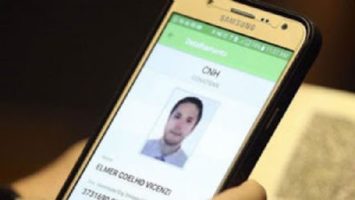 CNH digital j pode ser acessada pelo smartphone Foto: Blog do Tiago Padilha - blogger