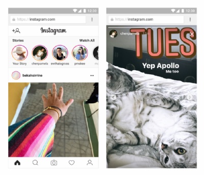 Instagram libera Stories para verso web Instagram Stories ganha verso para web. (Foto: Divulgao/Instagram) 
