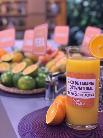 Suco de laranja: vilo ou mocinho? Prefira sempre o suco de laranja natural, sem adio de acar (Foto: Augusto Carlos/TV Globo) 