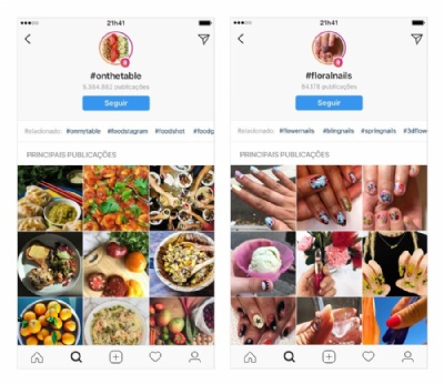 Instagram permite que usurios sigam hashtags assim como ocorre com perfis  Instagram libera usurios para seguir hashtags, assim como ocorre com perfis. (Foto: Divulgao/Instagram) 