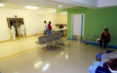 Em Mau, Atila despacha dentro do Hospital Nardini Foto: Clique ABC 