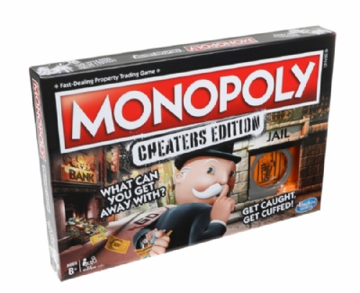 Jogo de tabuleiro Monopoly ganha verso especial para trapaceiros Jogo de tabuleiro Monopoly ganha verso para trapaceiros (Foto: Hasbro/Twitter) 