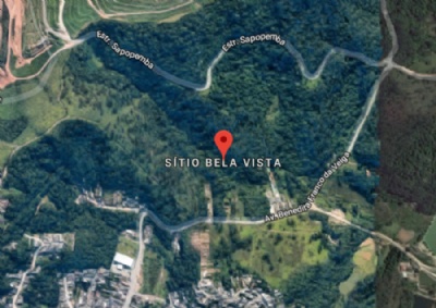 Estudante  morta a tiros no Stio Bela Vista, em Mau Imagem: Google Maps