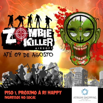 Zombie Killer Airsoft chega ao Atrium Shopping  