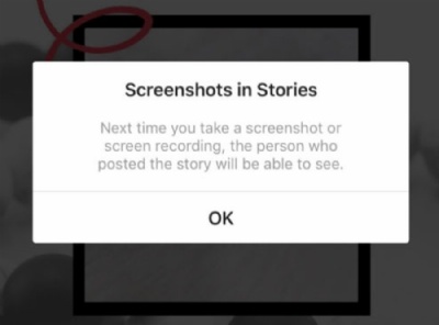Instagram no vai mais avisar se algum copiar fotos ou vdeos do Stories   Aviso do Instagram feito a quem tentava copiar fotos ou vdeos publicados no Stories. (Foto: Reproduo/Instagram)