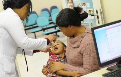 Mau j imunizou mais de dez mil crianas contra o sarampo e a poliomielite Crdito: Robson Fonseca/PMM 